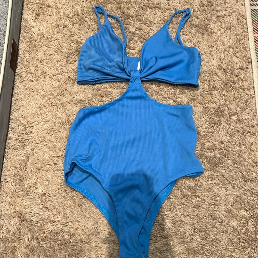Princess Polly River Bodysuit Blue